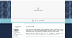 Desktop Screenshot of mojneurochirurg.pl