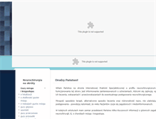 Tablet Screenshot of mojneurochirurg.pl